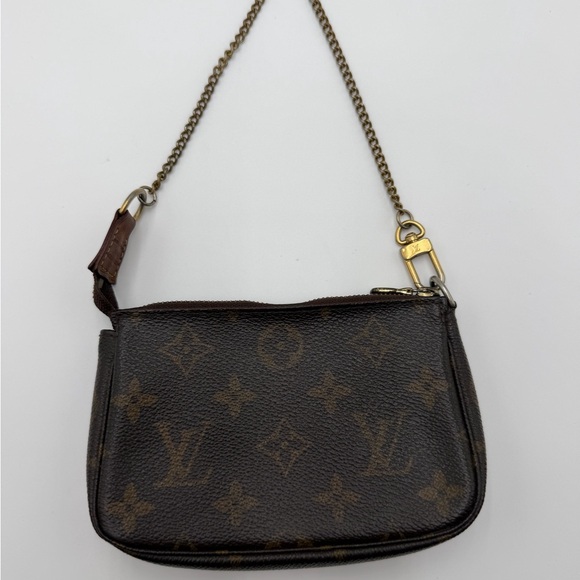 Louis Vuitton Brown Monogram Mini Pochette Accessoire - Picture 3 of 9